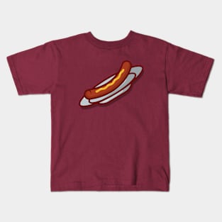 Sausage on Plate Kids T-Shirt